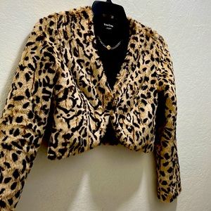 Bebe fur jacket